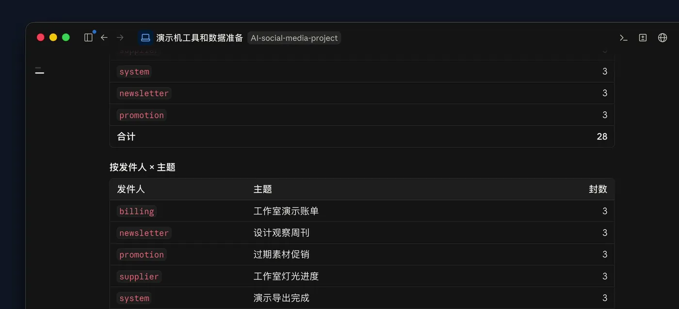 演示邮箱:先看分布,不动